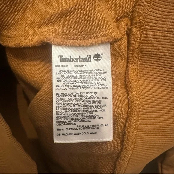 Timberland Crew Embroidered Sweatshirt. Men’s Large (fits like a medium. - Picture 3 of 5